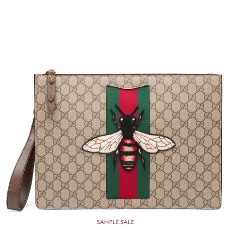 gucci supreme bee handbag